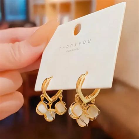 Crystal Ball Pearl Earrings | Women crystal ball pearl earrings ...