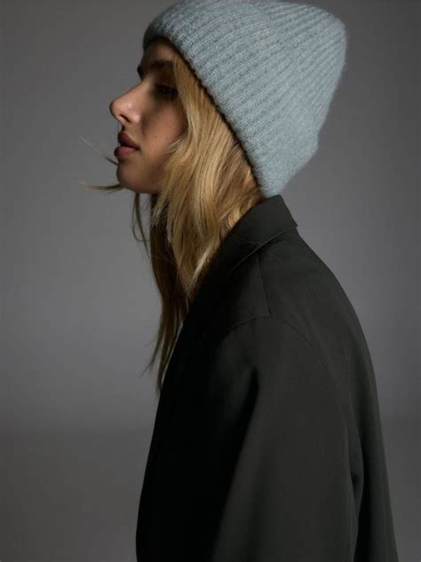 Czapka beanie Kolor ciemny turkus - RESERVED - 991BC-69X