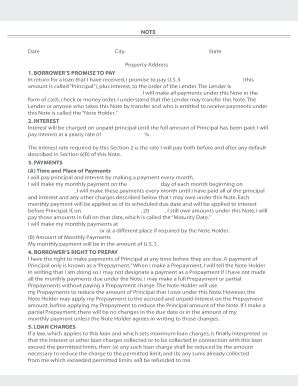 Printable Mortgage Note 2020-2026 - Fill and Sign Printable Template Online