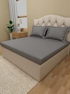 Himeya 200 TC 100% Cotton Percale Solid Elite Solid - Queen Bedsheet ...