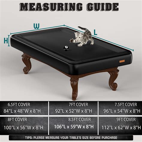 Snapklik.com : K-Musculo Pool Table Cover, Heavy Duty Leatherette ...
