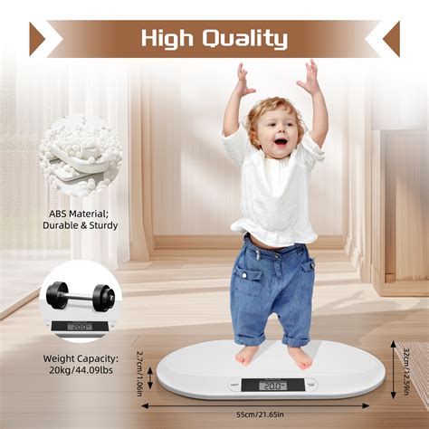 44lbs Baby Weighing Scale with Tare Function Three Units (kg/pounds ...