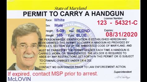 What Is A Wear And Carry Permit In Maryland at Mia Hartnett blog