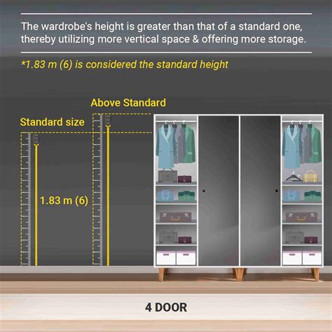 Nilkamal Carla Engineered Wood 4 Door Wardrobe Price in India - Buy ...