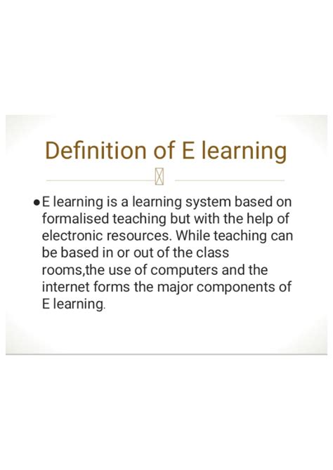 e-Learning Definition 的图像结果