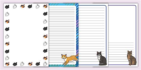Cat Page Borders