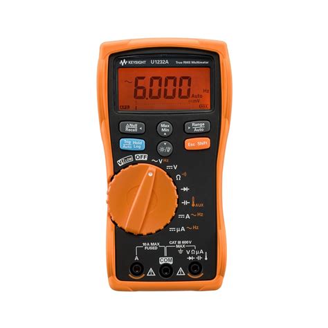 KEYSIGHT U1232A True RMS 6000 Count Handheld Digital Multimeter ...