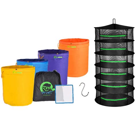 iPower 5-Gallon 4 Herbal Bubble Hash Bags Ice Essence Extraction with ...