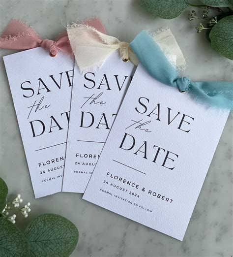Wedding Save the Date Cards, Black and White Save the Dates, Simple ...