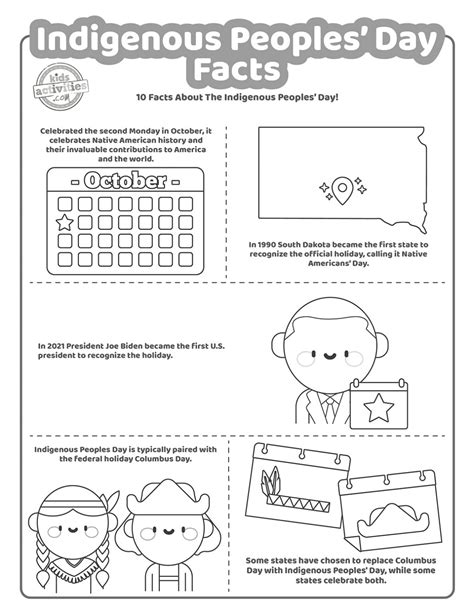 Celebrating Indigenous Peoples' Day - Worksheets for Kids | Kids ...