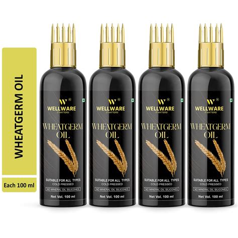 Buy WELLWARE 100% Pure Wheatgerm Hair Fall Control Oil With Applicator ...