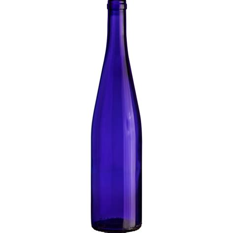 Blue Glass Wine Bottles