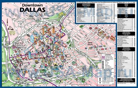 Map Of Downtown Dallas