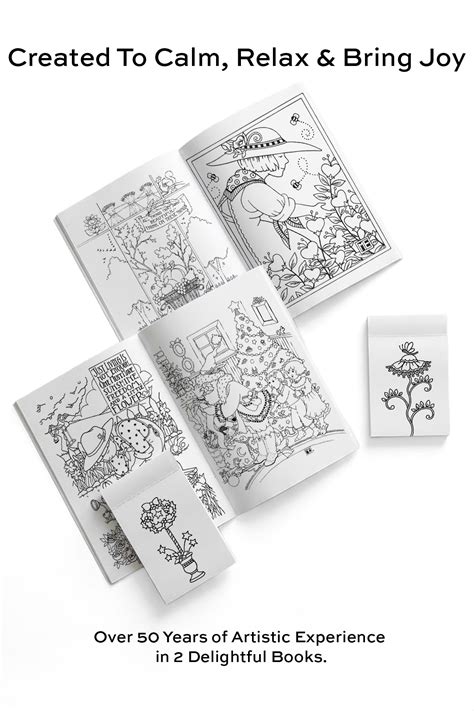 The Cute Colouring Book + Teeny Tiny Colouring Book