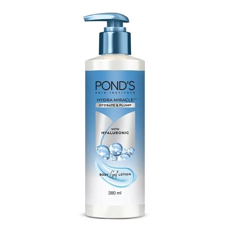 Buy POND'S HYDRA MIRACLE BODY GEL LOTION, WATER-BASED, NON - OILY, NON ...