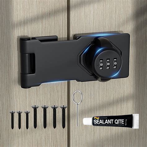 ASHA MART Household Cabinet Password Hasp Locks, Cabinet Door ...