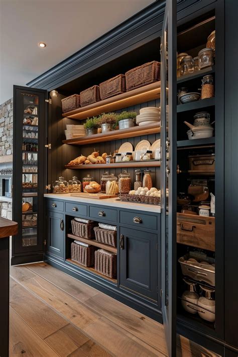 Feast your eyes 50 custom kitchen pantry designs that will absolutely ...