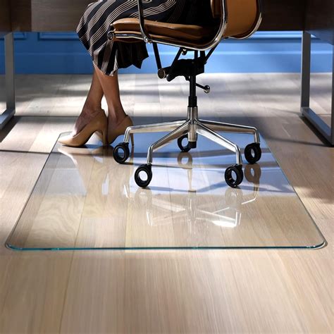 Amazon.com : Custom Cut to Size Tempered Glass Chair Mat | 1/4" Thick ...