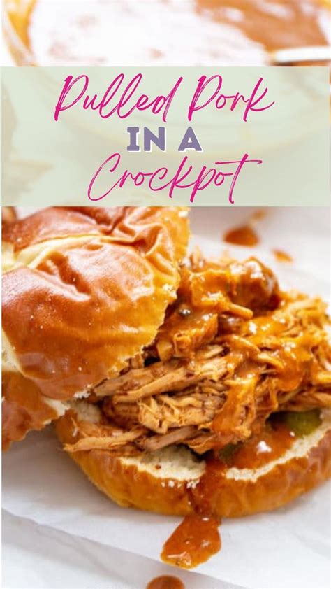 Pulled Pork in a Crockpot | Pork recipes, Crock pot inspired recipes ...