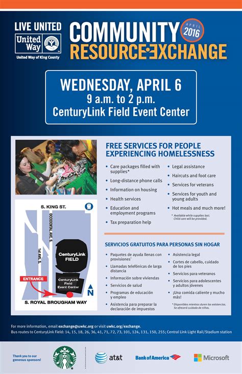 2016 Community Resource Exchange: Wed. April 6 at CenturyLink Field ...
