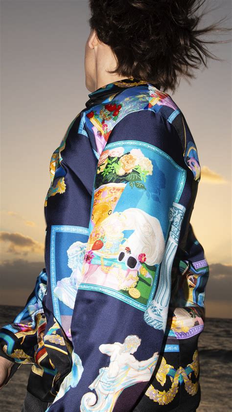 PRINTED SILK SHIRTS | Versace South Africa