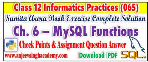 Image result for MySQL Class 12