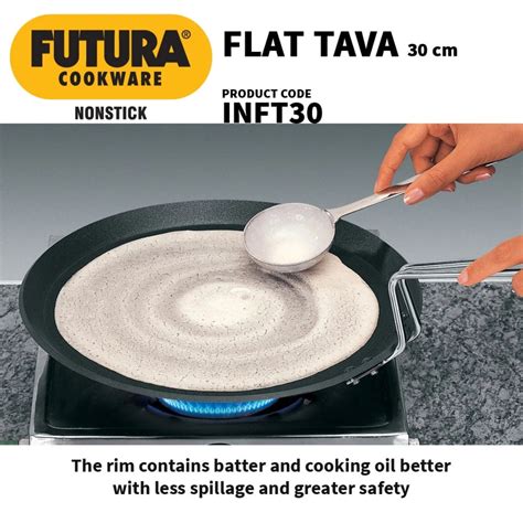 Futura Nonstick Induction Friendly Flat Tava/Tawa by Hawkins – New ...