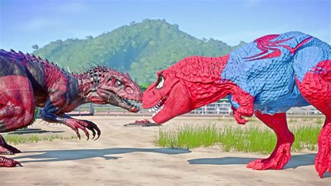 霸王龙VS狂暴龙~侏罗纪世界进化_腾讯视频