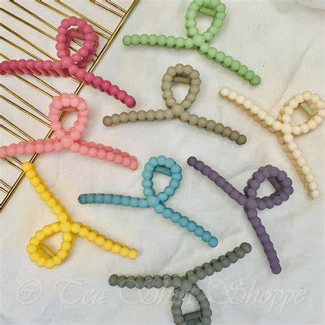 Matte Bubble Claw Clips – Tea-Shirt Shoppe