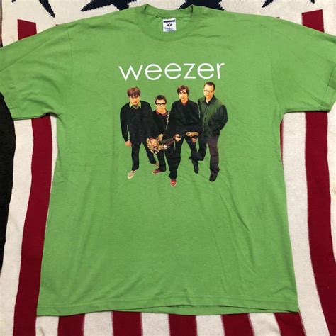 Vintage Weezer Band T shirt, Men's Fashion, Tops & Sets, Tshirts & Polo ...
