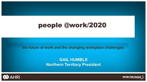E-Maginarium - People@work 2020 - Gail Humble | PPTX