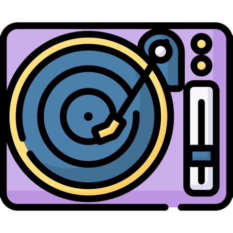 Turntable - Free music icons