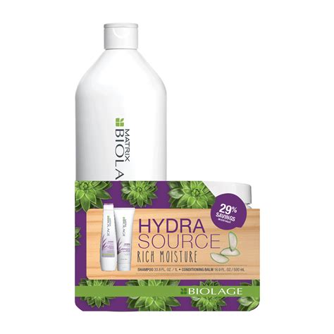 Biolage Hydrasource Shampoo, Conditioning Balm Duo - Matrix | CosmoProf