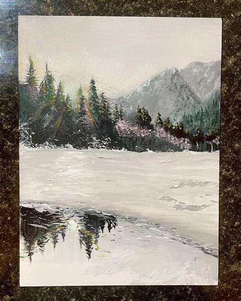 I just started painting with acrylics five days ago. I’m a web designer ...