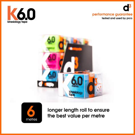 K6.0 Kinesiology Tape 50mm x 6m - Ice Blue - 1 Roll D3 TAPE | Decathlon