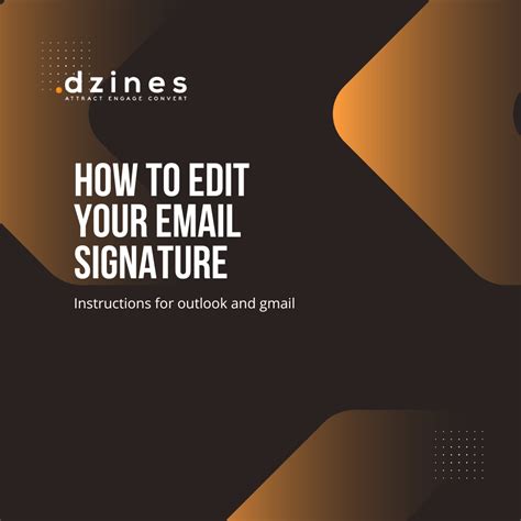 How to Edit Your Email Signature in Outlook and Gmail | Client Help and ...