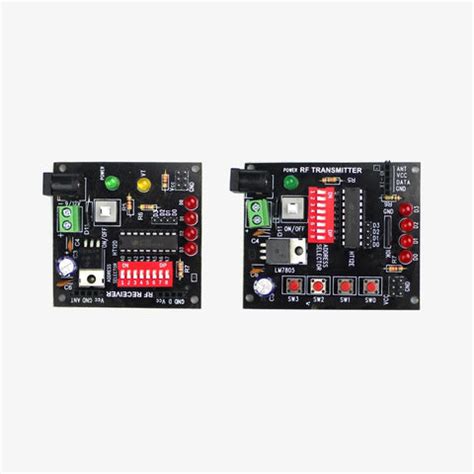RF Transmitter and Receiver Module with Encoder and Decoder IC for 433 ...