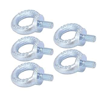 Lifting Shoulder Eye Bolt, Clear Thread Q235 Steel 5PCS Eye Bolt Anti ...