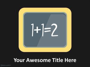 Free Math PowerPoint Templates - MyFreePPT.com