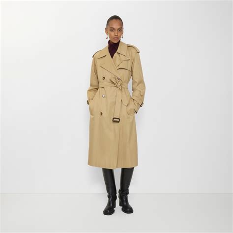 Trench Castleford lungo (Beige) - Donna, Gabardine di cotone | Sito ...