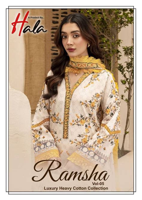 Hala Ramsha Vol 5 Soft Cotton Dress Material Collection