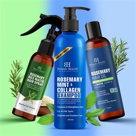 Rosemary 3-Step Hair Care Trio – Botanic Hearth
