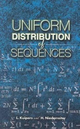 Buy Uniform Distribution of Sequences (Dover Books on Mathematics) Book ...