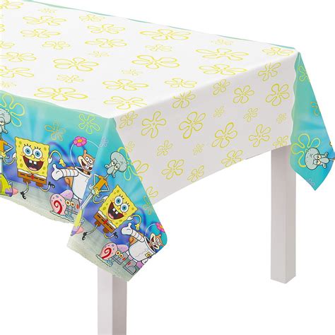 SpongeBob SquarePants Paper Tablecloth - Discount Party Supplies