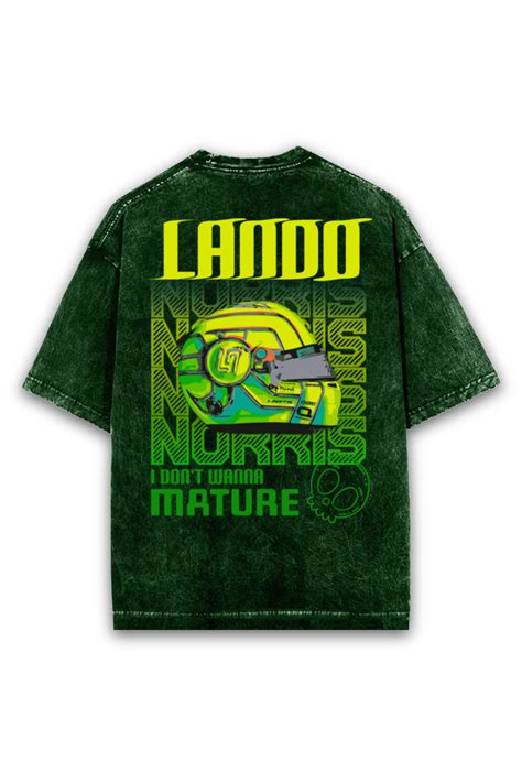 Exclusive F1 Lando Norris Acid wash Oversized Tshirt – RussTees