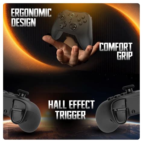 Cosmic Byte Blitz Wireless + Wired Controller for PC, Hall Effect Joys ...