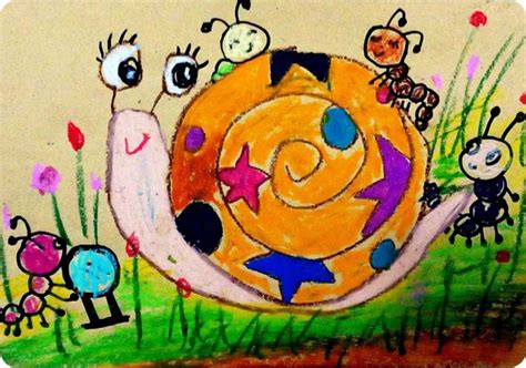 幼儿园美术优质课教案「带着房子走的蜗牛」-安妮菲哥