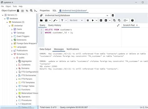 Image result for PostgreSQL Foreign Key pgAdmin 4