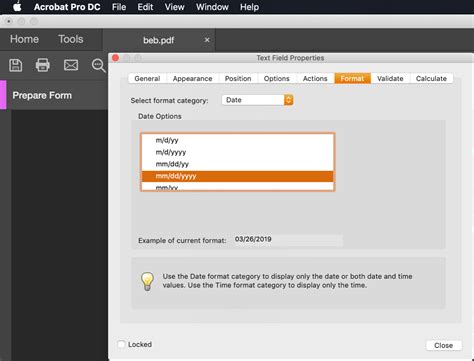 Image result for InDesign Date Format