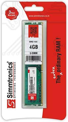 simtronics 8GB DDR3 1333 Desktop DDR3 8 GB (Single Channel) PC ...